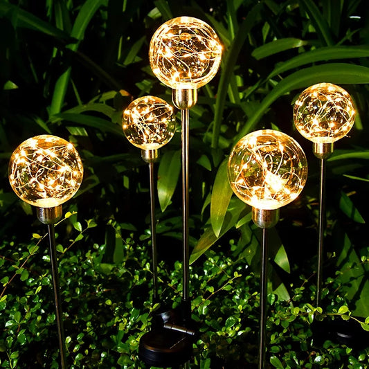 Solar Ball Reed Lamp (2 pcs)