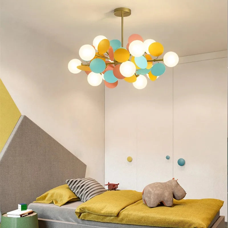 Colorful Art Tree Chandelier