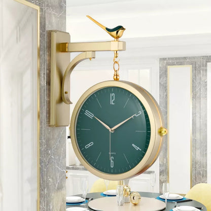 Double Sided Luxury Wall Clock