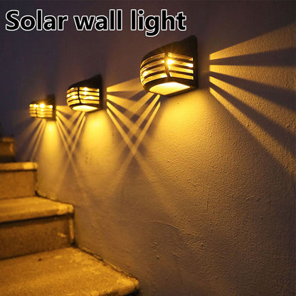 Solar Powered Outdoor Wall Lamp