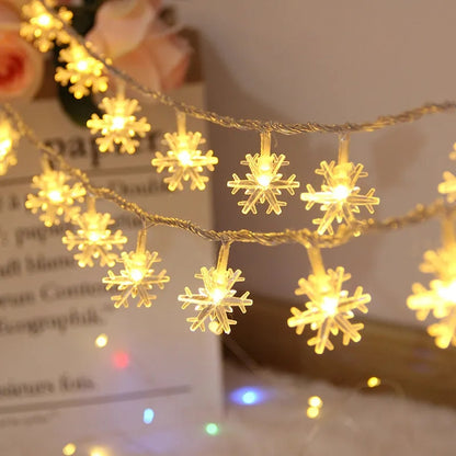 Solar Snowflakes String Light