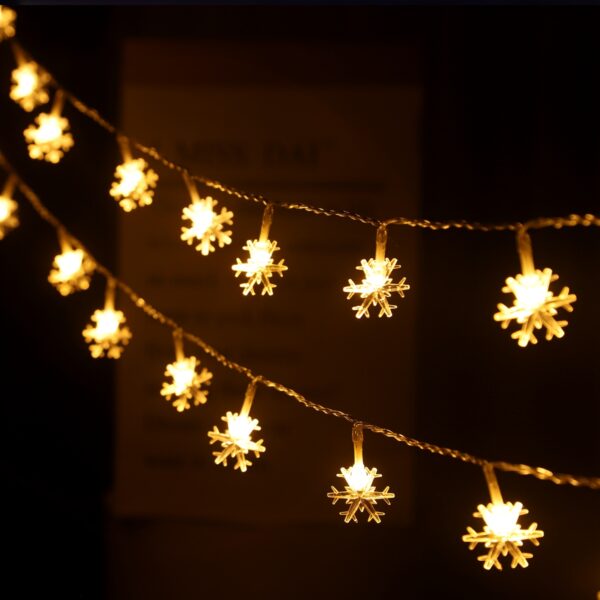 Solar Snowflakes String Light