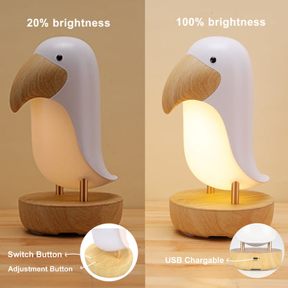 Toucan Lamp with Bluetooth Speaker