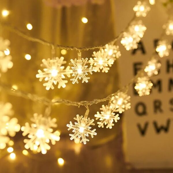 Solar Snowflakes String Light