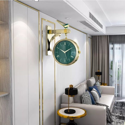 Double Sided Luxury Wall Clock