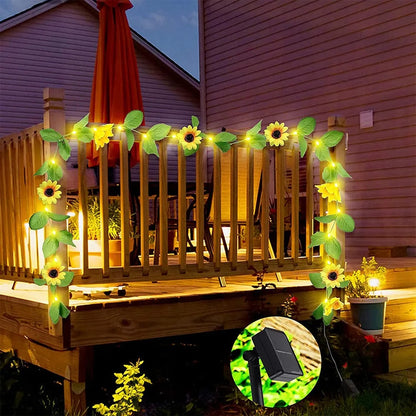 Solar Sunflower Garland