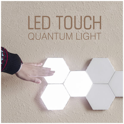 Hexagonal Honeycomb White Wall Light