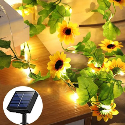 Solar Sunflower Garland