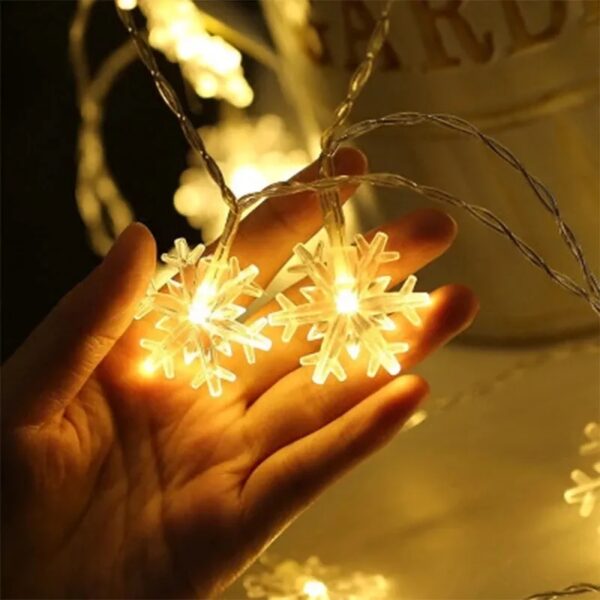 Solar Snowflakes String Light