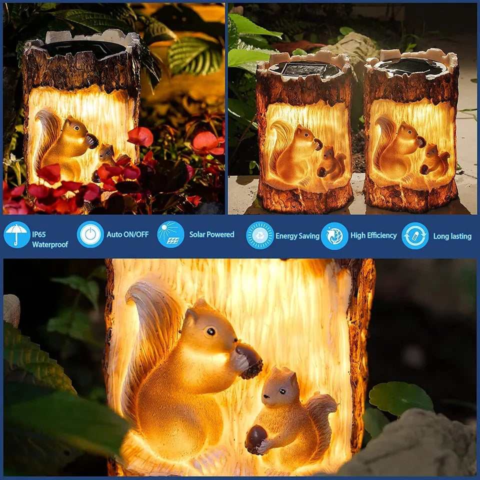 Solar Squirrel Stake Light