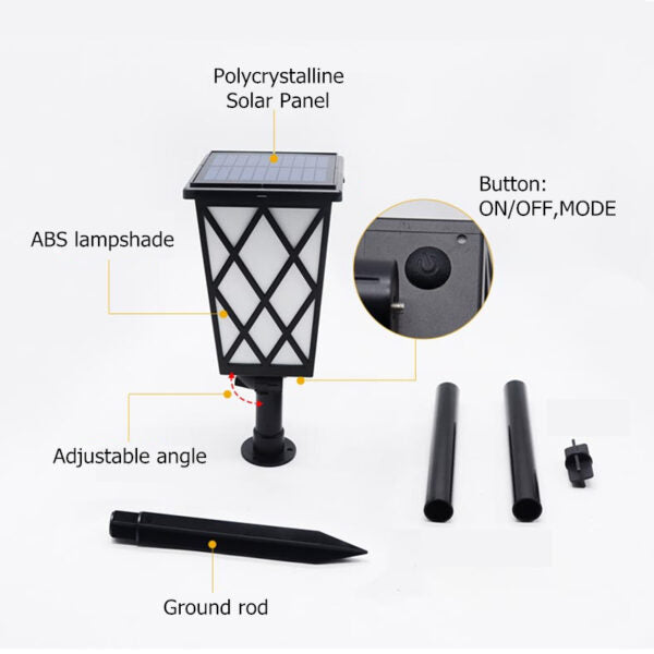 Solar Outdoor Torch Lamp